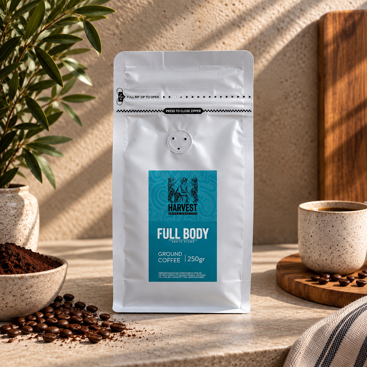 Espresso Ground Coffee Beans Full Body 250g